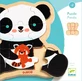 Wooden puzzle Panda Bear, Djeco