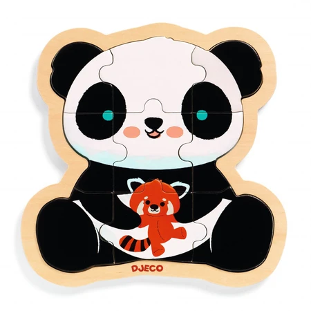 Wooden puzzle Panda Bear, Djeco
