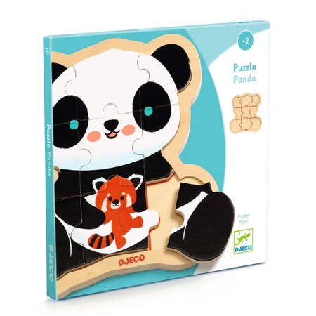 Wooden puzzle Panda Bear, Djeco