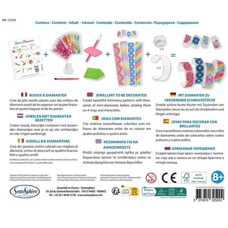 Kit créatif - Bijoux en strass - Sentosphère