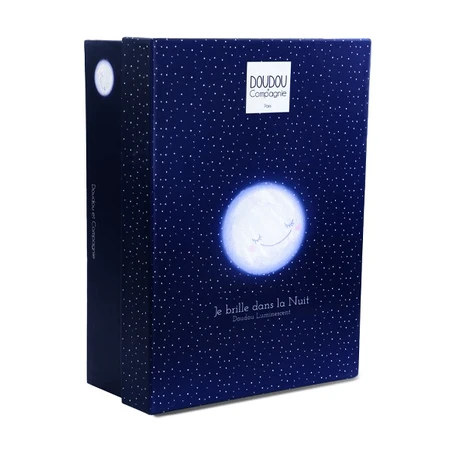 Ursulet muzical Doudou® CLAIR DE LUNE, 17 cm