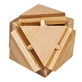 Logic game IQ in bamboo Triangleblock