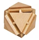 Logic game IQ in bamboo Triangleblock