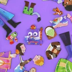 Arte magnético y juego de puzzle de emparejar - Historias