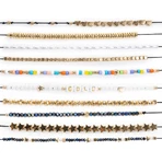 DIY creatieve kit - kettingen en armbanden met gouden mix kralen, ABC Beads