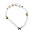 DIY creatieve kit - kettingen en armbanden met gouden mix kralen, ABC Beads
