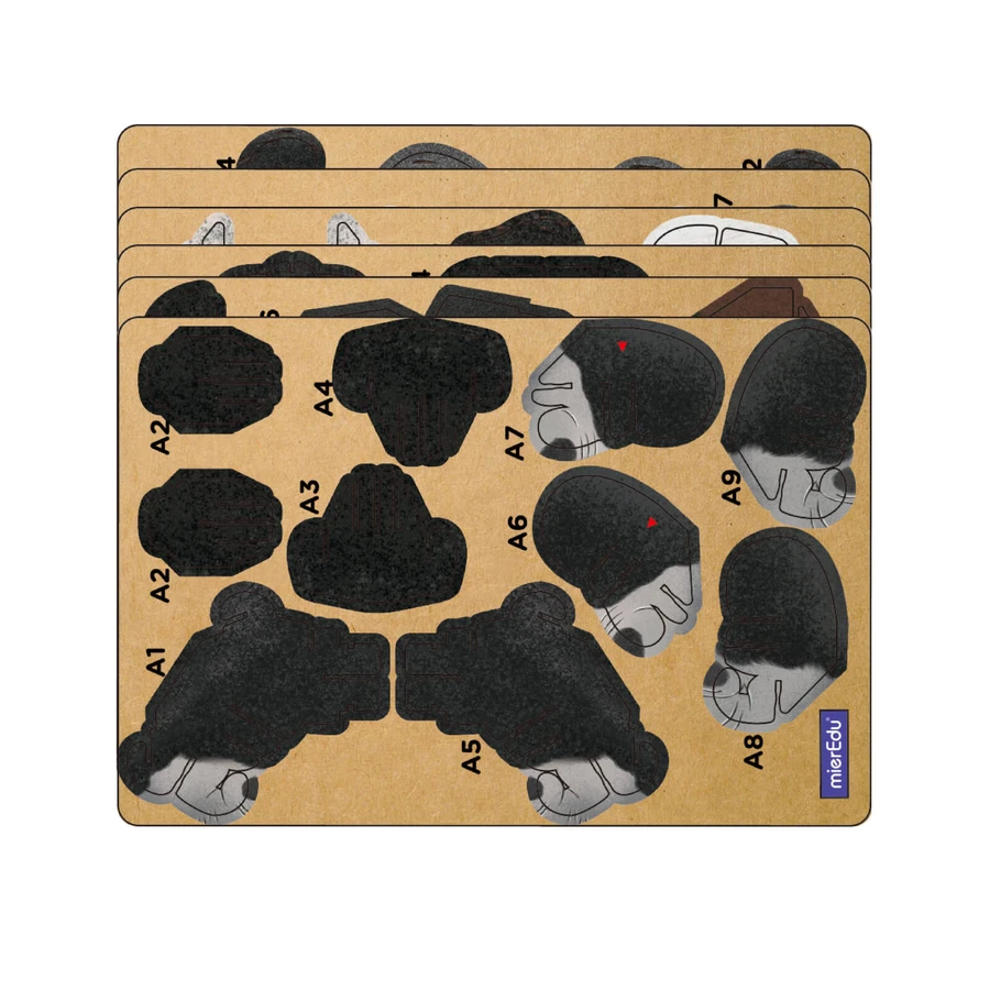 3D Sound Puzzle - Gorila, Build 'n' Sound