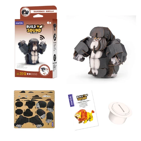 3D Sound Puzzle - Gorila, Build 'n' Sound