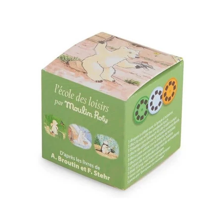 Discos de cuentos Abrazos cálidos, Moulin Roty