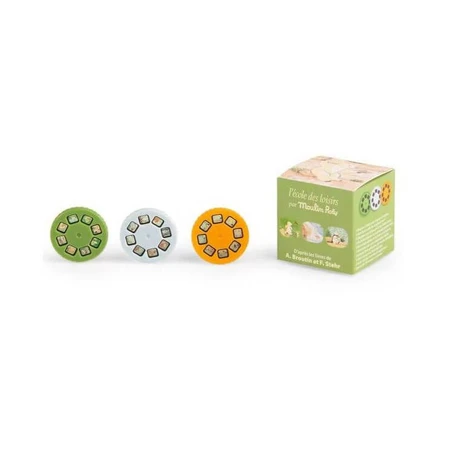 Discos de cuentos Abrazos cálidos, Moulin Roty