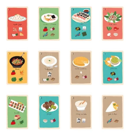 Jeu de cartes Londji, Dans la cuisine - jouer stratégiquement