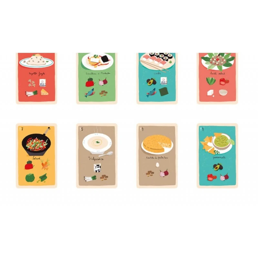Jeu de cartes Londji, Dans la cuisine - jouer stratégiquement