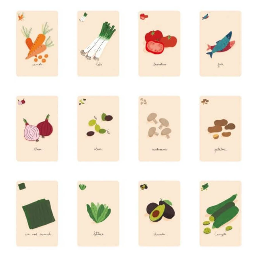 Jeu de cartes Londji, Dans la cuisine - jouer stratégiquement
