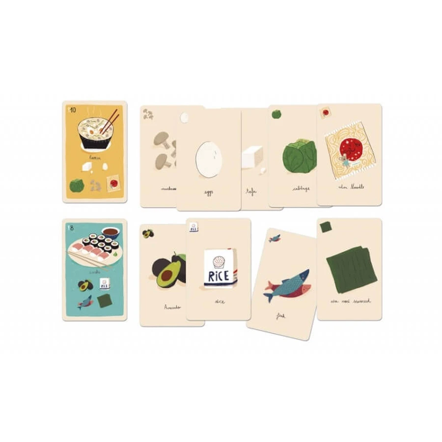 Jeu de cartes Londji, Dans la cuisine - jouer stratégiquement