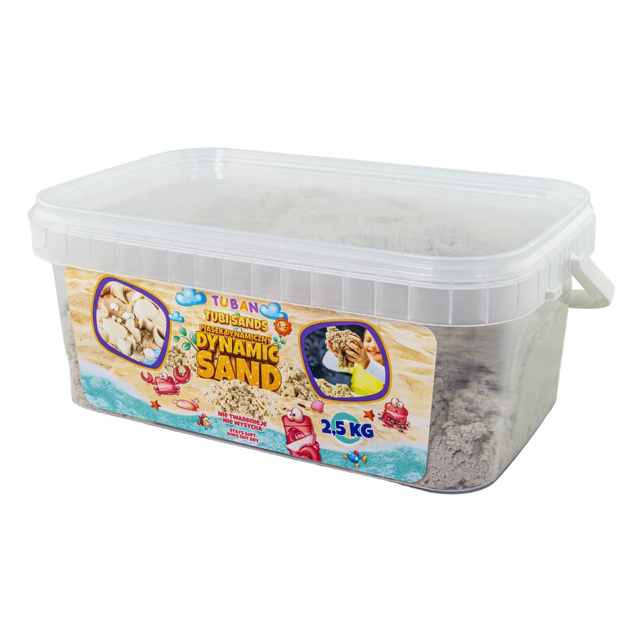 Formbarer sensorischer Sand in einer Schachtel - natürlich, 2,5 kg
