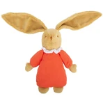 Iepure muzical bumbac organic - 25 cm Portocaliu - Trousselier