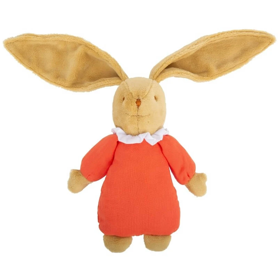 Iepure muzical bumbac organic - 25 cm Portocaliu - Trousselier