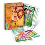 Glitter paintings, Princesses