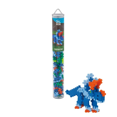 Plus-Plus construction set, tube 100 pieces, Triceratops