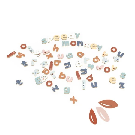 Magnetische houten letters, Speedy Monkey