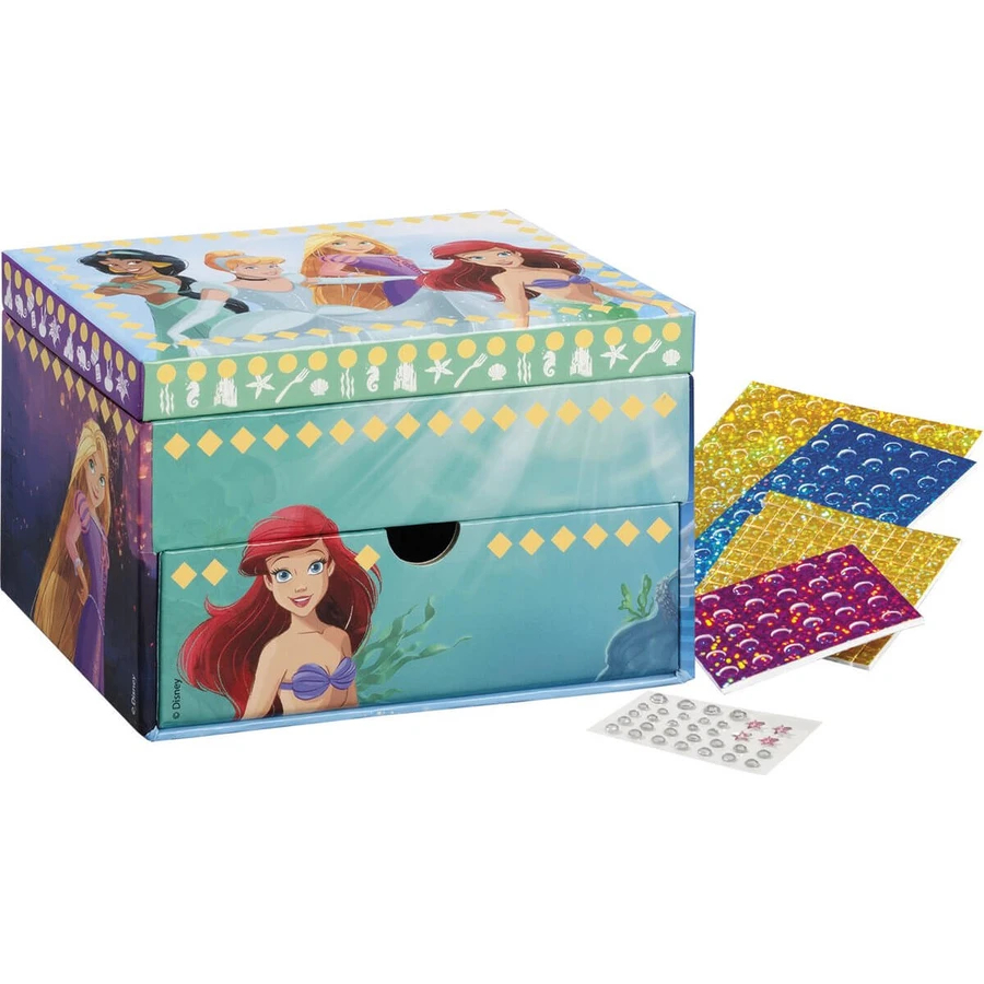 Creative DIY set Decorate your own jewelry box, Disney Princess