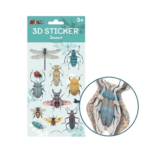 3D Stickers - Insecten, collectie Natuurlijke Creaties