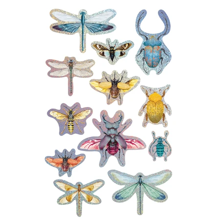 3D Stickers - Insecten, collectie Natuurlijke Creaties