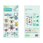 3D Stickers - Insecten, collectie Natuurlijke Creaties