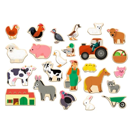 Djeco, Fermix magnetic farm game