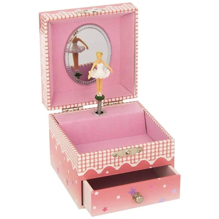 Rosie Ballerina Caja de música rosa