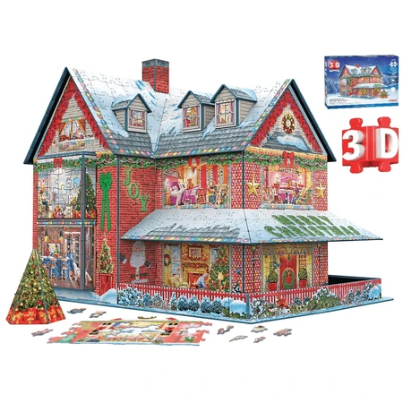 Maison de Noël 3D Puzzle