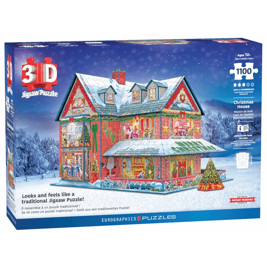 Maison de Noël 3D Puzzle