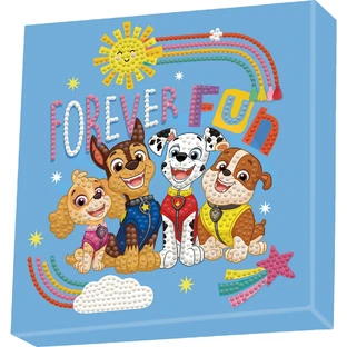 Creative Forever Fun Puppy Patrol set de peinture, peinture en diamant