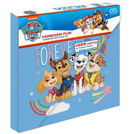 Creative Forever Fun Puppy Patrol set de peinture, peinture en diamant