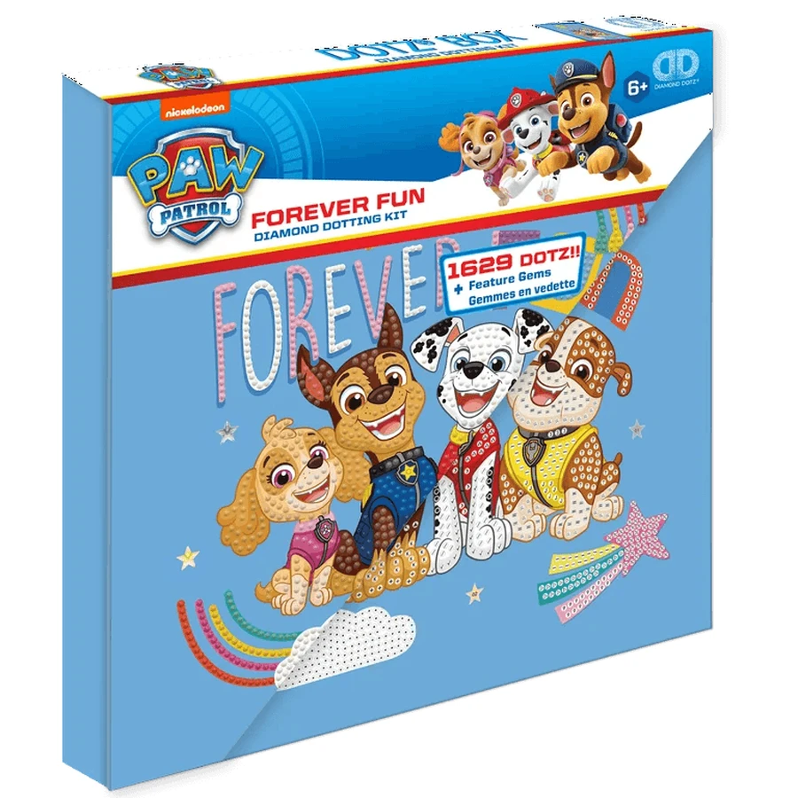 Creative Forever Fun Puppy Patrol set de peinture, peinture en diamant