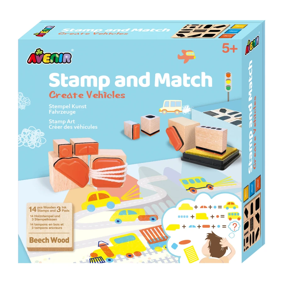 Creative stamp set - Vehicles