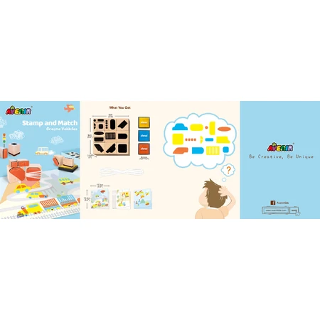 Creative stamp set - Vehicles