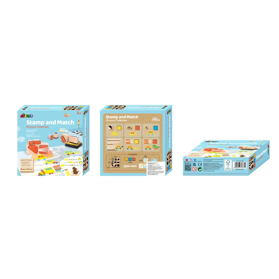 Creative stamp set - Vehicles