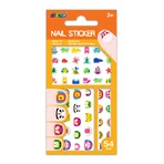 Phosphorescent nail stickers - Wild animals