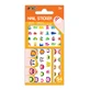 Phosphorescent nail stickers - Wild animals
