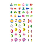 Phosphorescent nail stickers - Wild animals