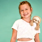 Peluche para relajarse y aliviar el estrés - Lenes - magnético, 30 cm, beige
