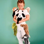 Peluche para relajarse y aliviar el estrés - Lenes - magnético, 30 cm, beige