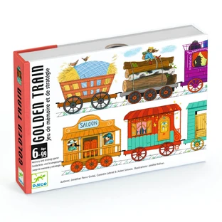 Juego de cartas, El tren dorado, Djeco