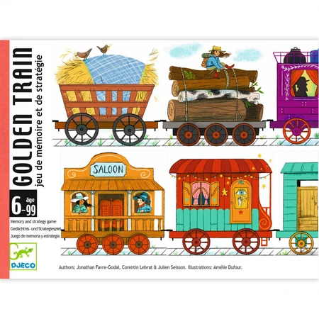 Juego de cartas, El tren dorado, Djeco