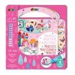 Draagbaar aquarel schilderboek, stickers en spelletjes - Printese
