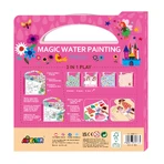 Draagbaar aquarel schilderboek, stickers en spelletjes - Printese