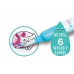 Draagbaar aquarel schilderboek, stickers en spelletjes - Printese