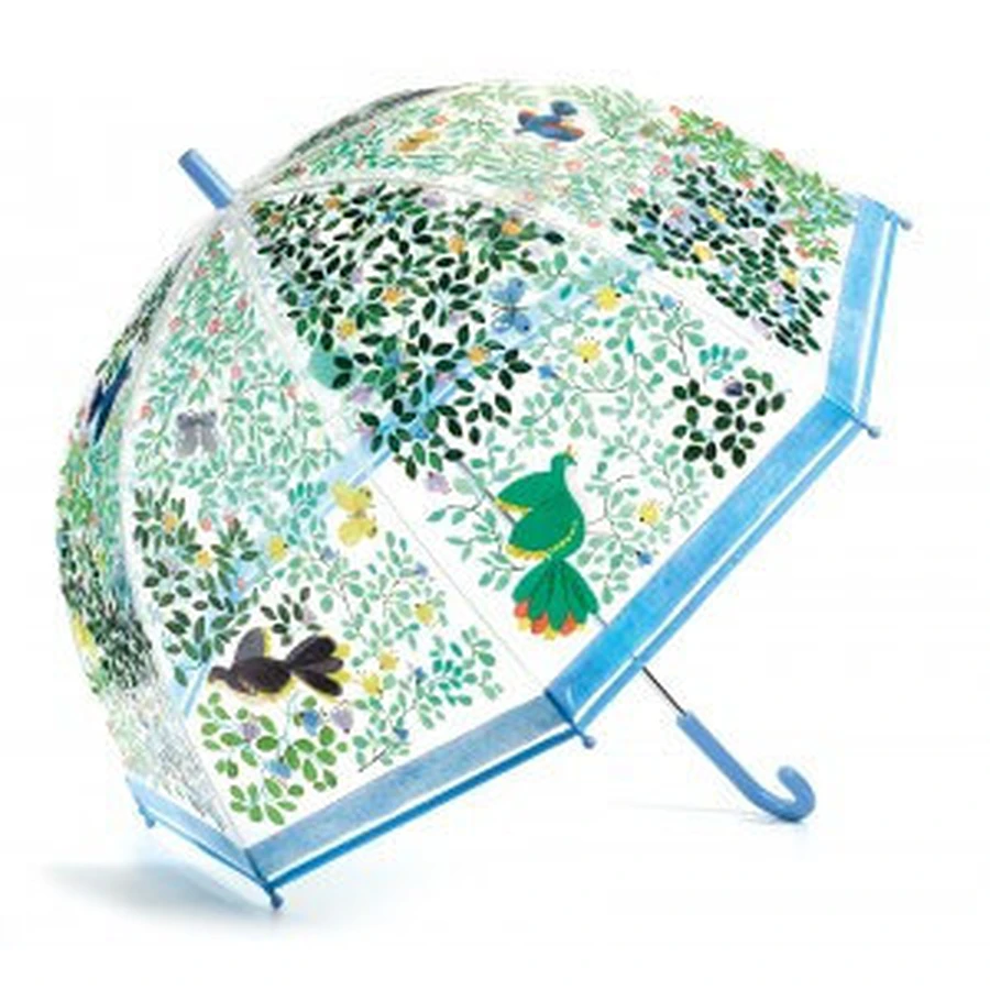 Parapluie Djeco pour adultes, fleurs et oiseaux