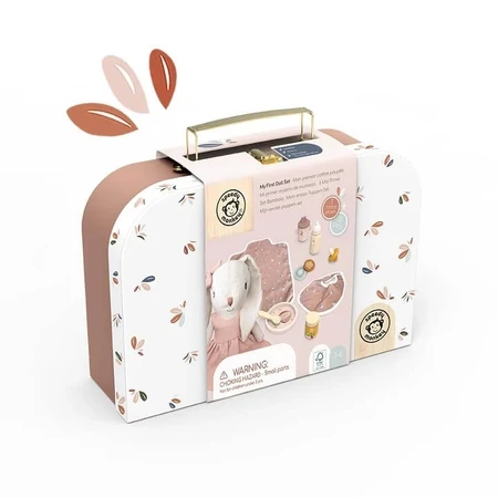 Set de conejito con accesorios en maleta, Speedy Monkey